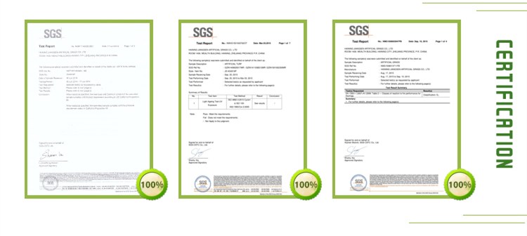 জিয়াংসন কৃত্রিম ঘাস certification.jpg