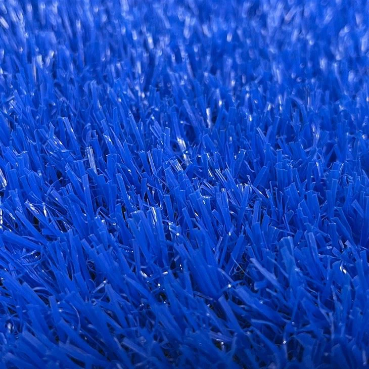 bule weather-resistant synthetic grass